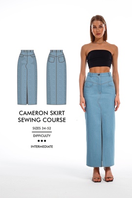 
                             
                                Cameron skirt sewing course
                             
                        