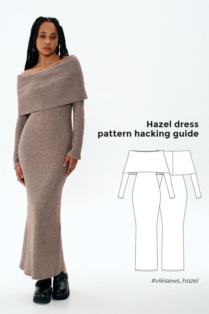 Hazel dress pattern hacking guide