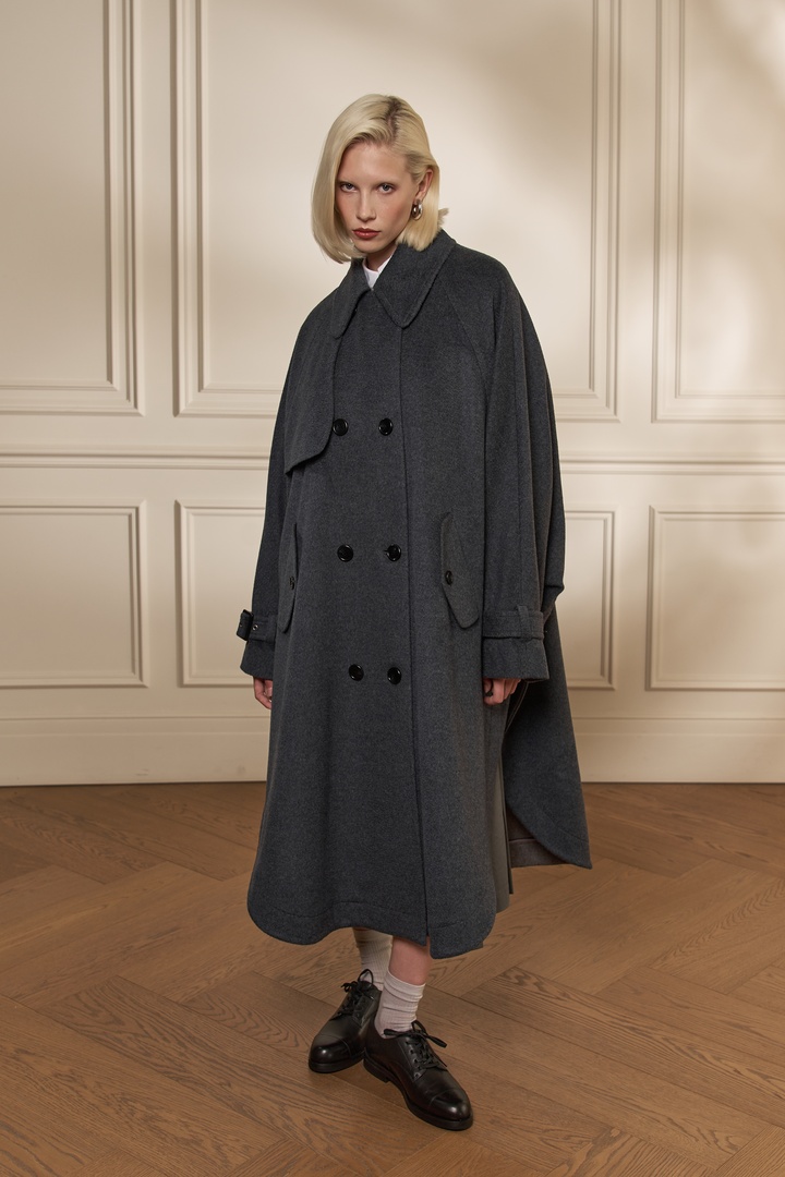 Armande cape coat
