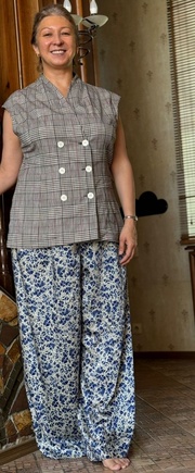 шью третий жилет по этой выкройке