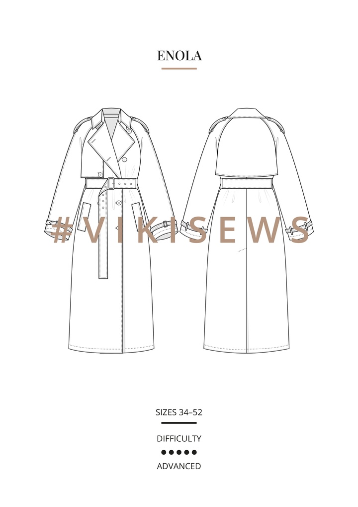 Enola trench coat
