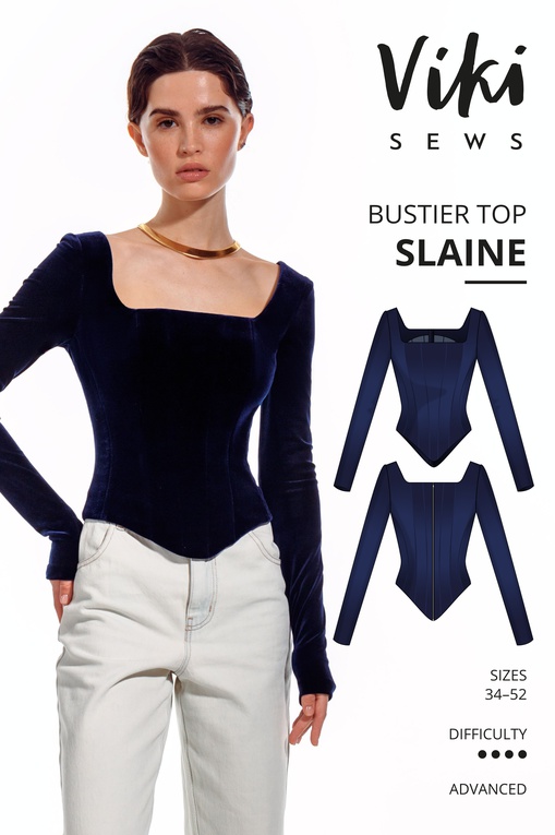 Slaine bustier top