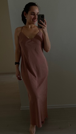 Платье из тенселя