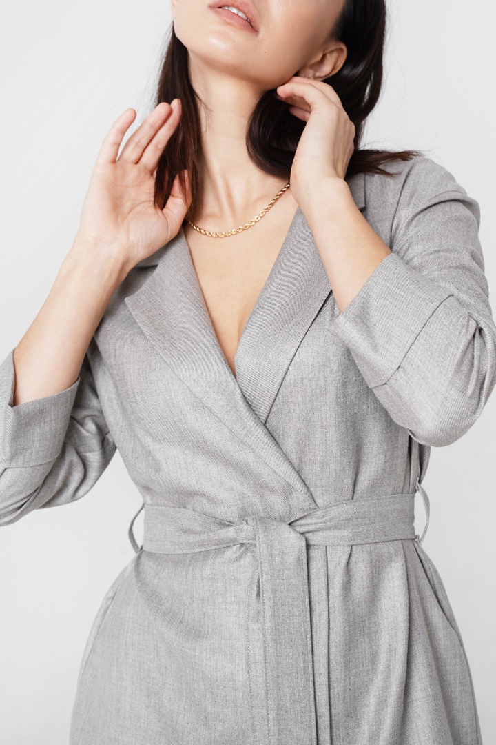 МК по пошиву платья с двубортной застежкой Ибби