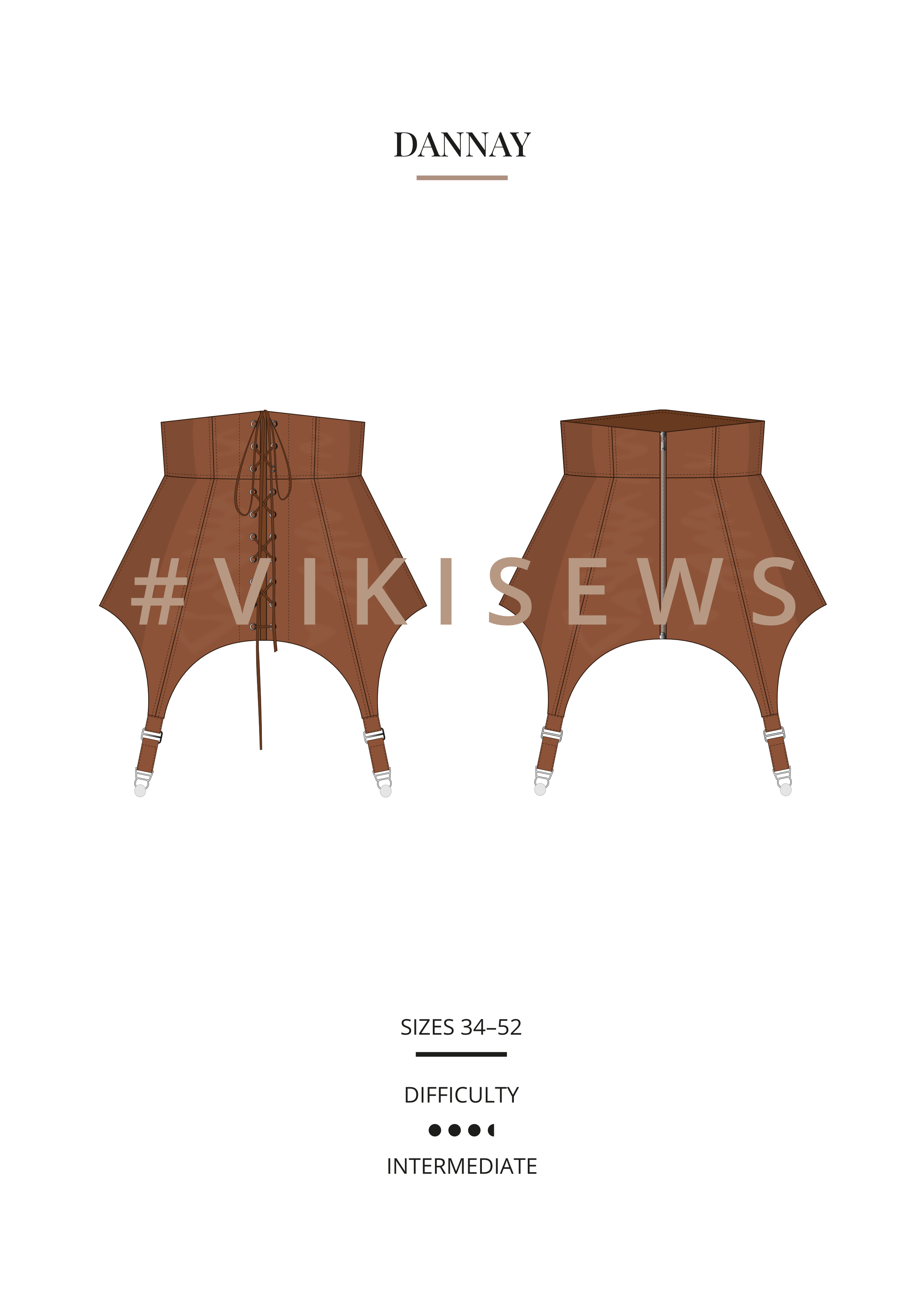 Corset Belt Pattern Free Luna Corset Belt Sewing Pattern – By