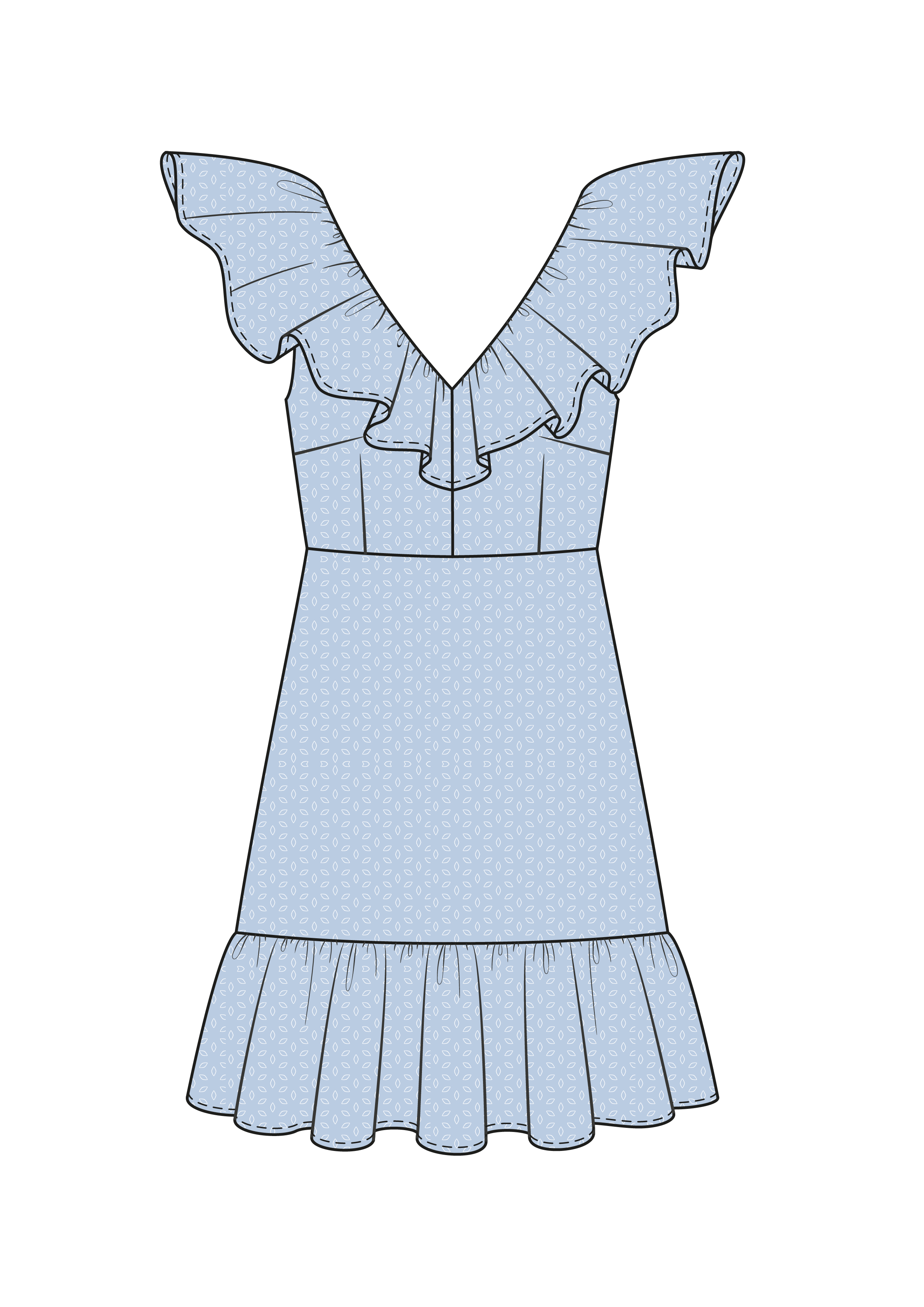 Комплект "Ромбы (голубой)"