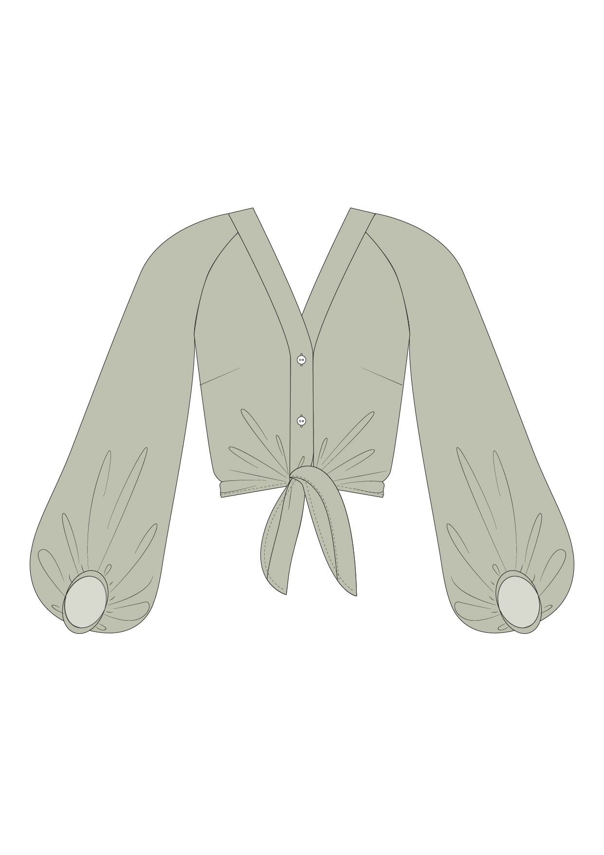 Комплект "Хаки" (шёлк)