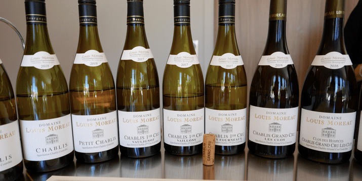 winetasting-domaine-louis-moreau-beine-chablis-vinbanken