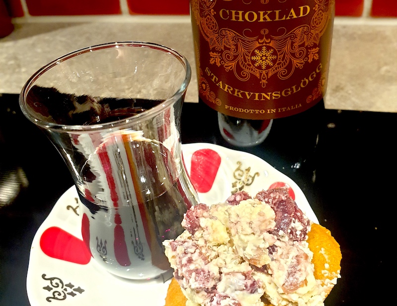 recept-vinbanken-Glöggtilltugg - ädeloströra med sherry, tranbär och pekannötter