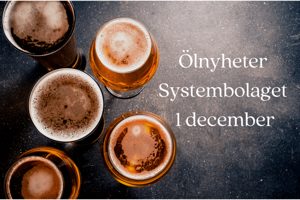Öl nyheter systembolaget