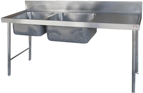 VPS-L and VPS-R Double Bowl Vegetable Sink