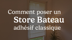 pose store bateau adh�sif sans percage classique