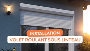 Comment poser un volet roulant rnovation sous linteau ou sous linteau invers ?