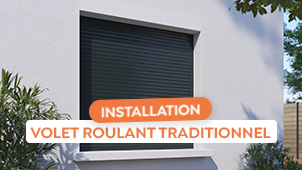 Comment poser un volet roulant traditionnel ?
