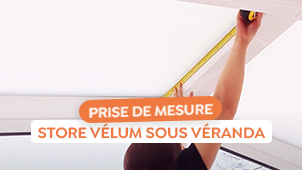 Prendre les mesure pour un store plafond de vranda