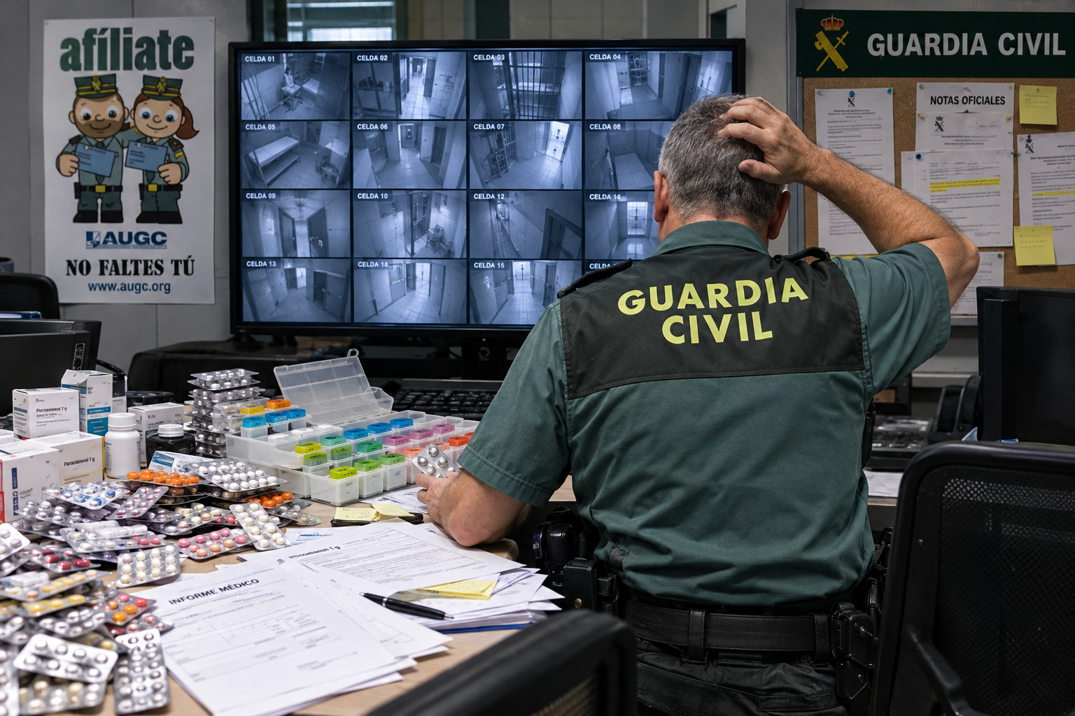 Propuesta al Consejo de la Guardia Civil sobre la custodia y dispensación de medicación a personas detenidas