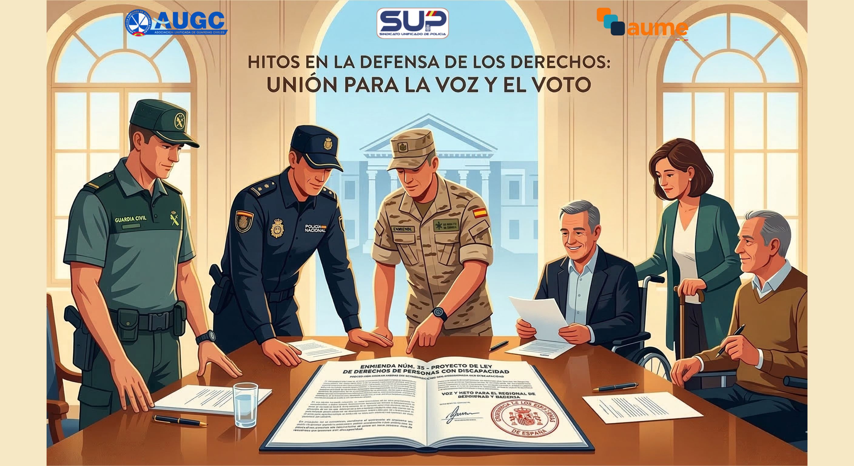 Hito en la Defensa de los Derechos de los Compañeros con Discapacidad