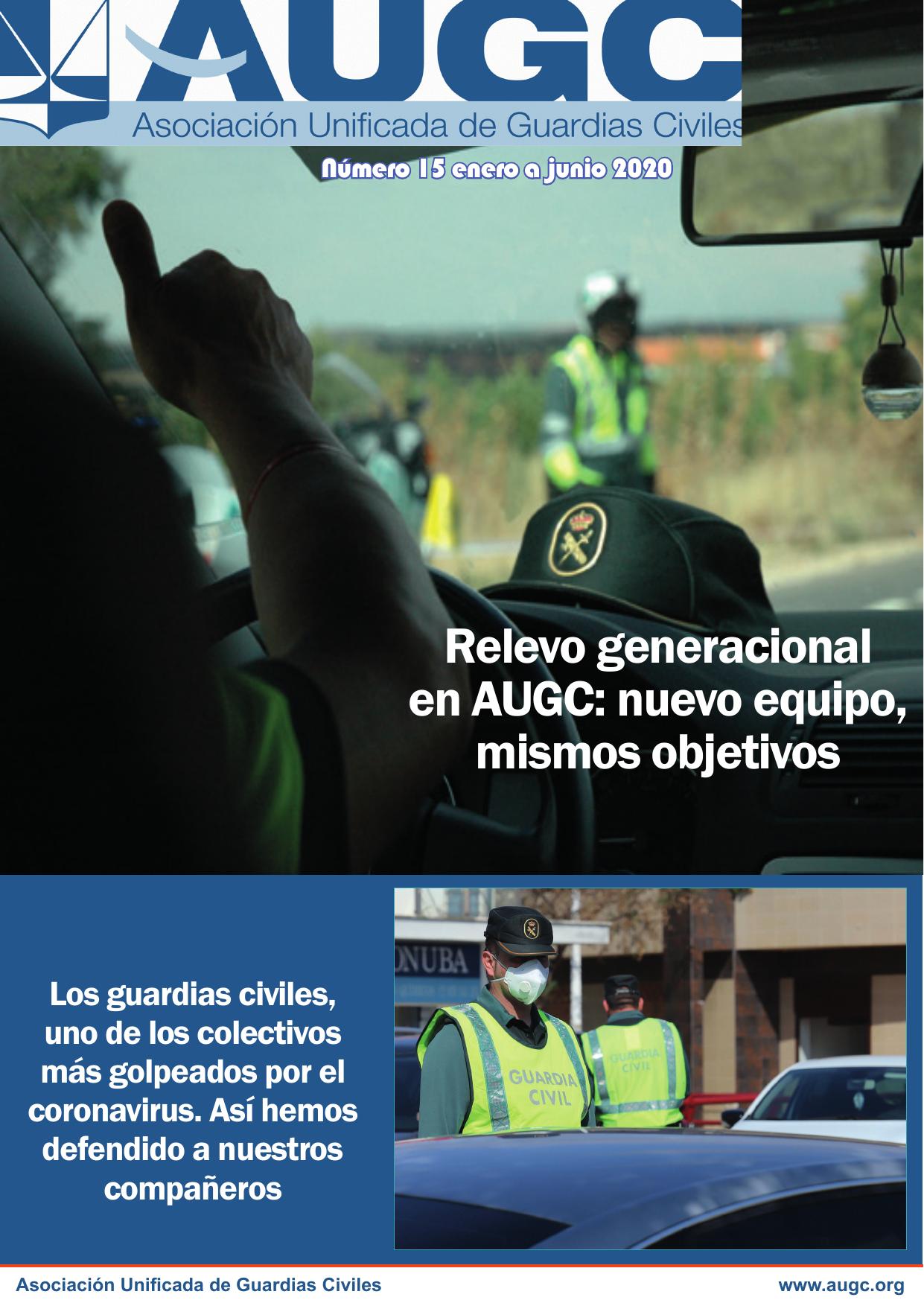 Portada Nº 15 — Relevo generacional en AUGC: nuevo equipo, mismos objetivos — 01/01/2020