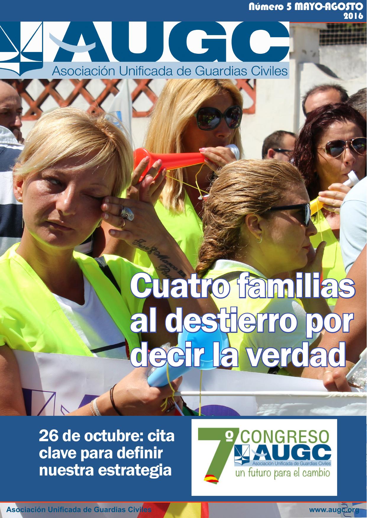 Portada Nº 5 — Cuatro familias al destierro por decir la verdad — 01/05/2016