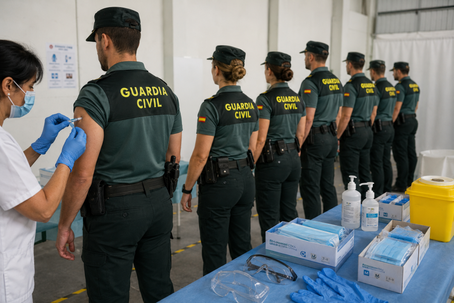 AUGC exige a la Dirección General medidas urgentes de protección biológica para los guardias civiles desplegados en Ceuta