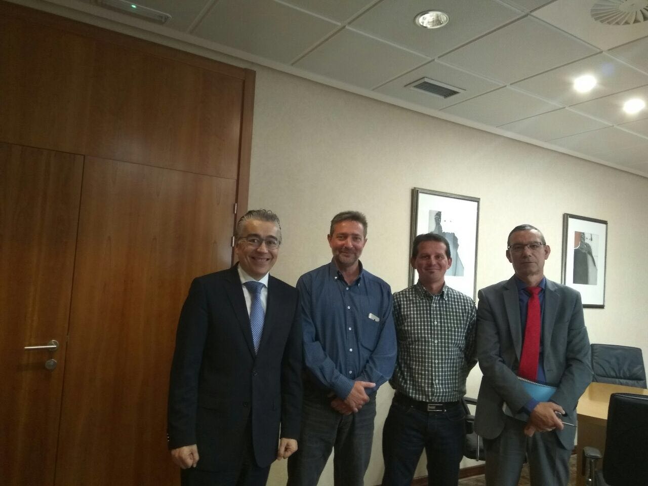 Positiva reunión entre representantes de AUGC Burgos y el nuevo subdelegado del Gobierno en la provincia