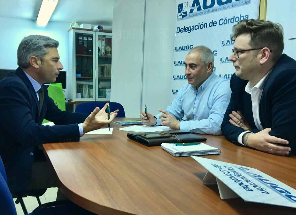 El PP le reitera a AUGC en Córdoba su compromiso con el acuerdo para la equiparación salarial
