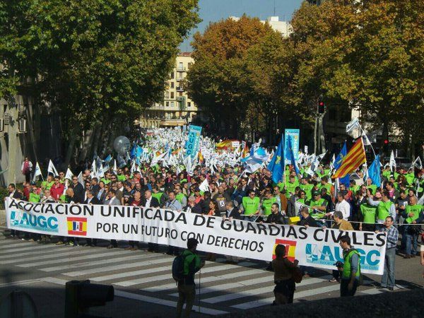 Boletín especial sobre el derecho de manifestación de los guardias civiles, con un repaso de los actos históricos convocados por AUGC