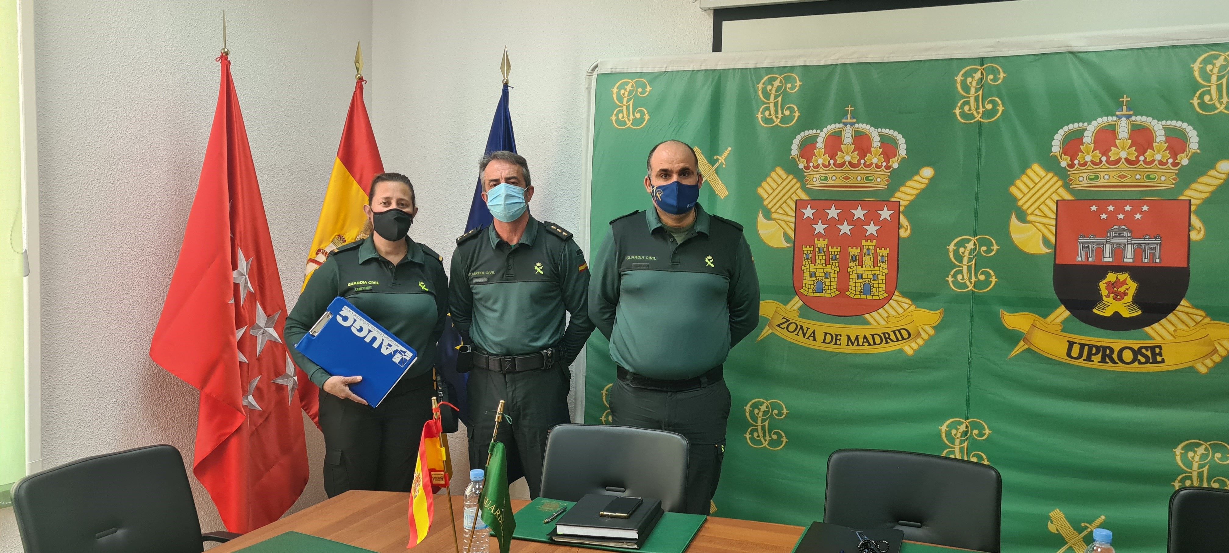 AUGC Madrid se reúne con el Coronel Jefe de la Unidad de Protección y Seguridad (UPROSE)