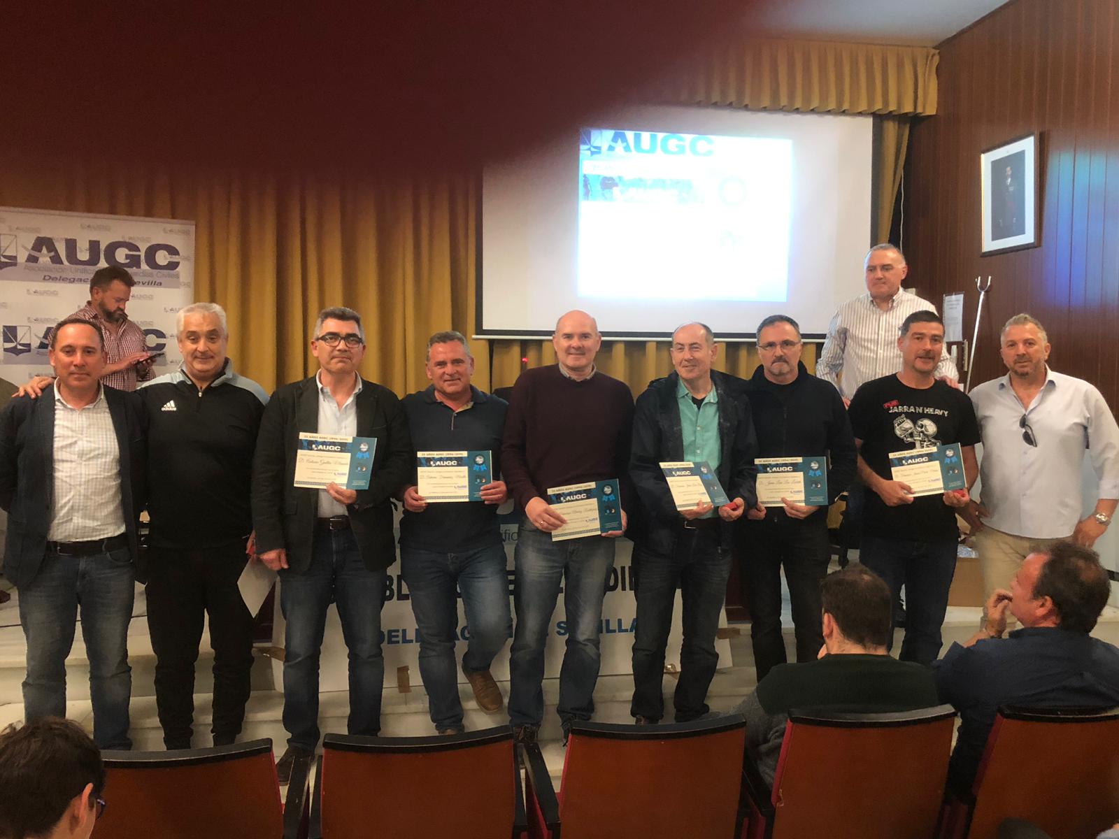 AUGC Sevilla reconoce el compromiso y el trabajo de los compañeros próximos a cumplir los 25 años de afiliación
