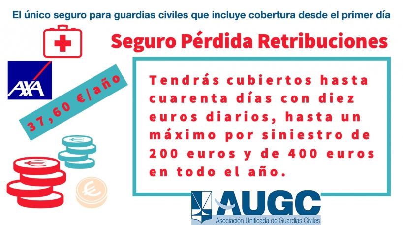 Descárgate ya la póliza del Seguro de Pérdida de Retribuciones de AUGC, el único que te protege desde el primer dÍa