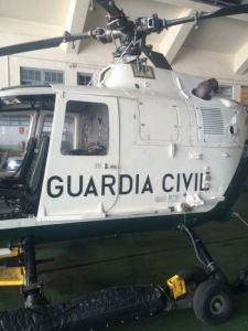 Los helicópteros de rescate de la Guardia Civil carecen de grúa porque no hay dinero para su mantenimiento