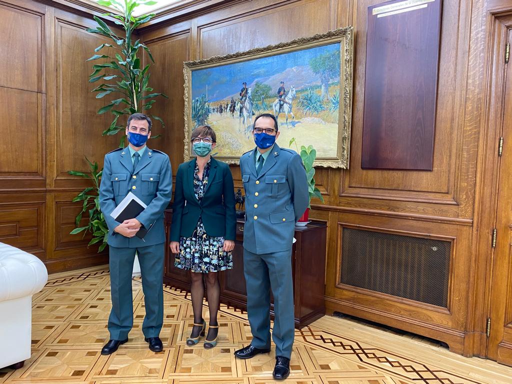 AUGC le traslada a la directora general de la Guardia Civil las principales reivindicaciones para mejorar la calidad de vida de los guardias civiles