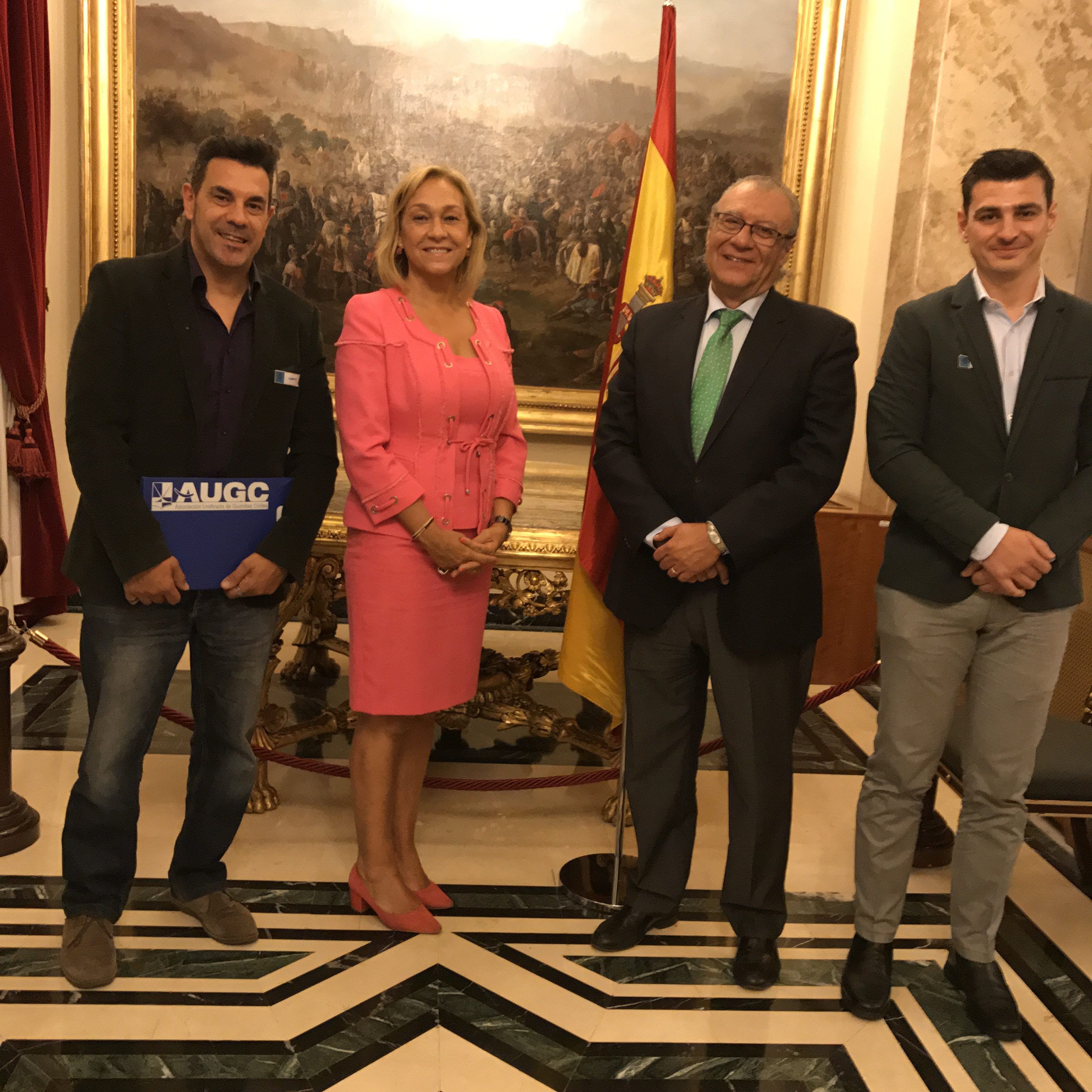 AUGC reclama el complemento de territorialidad ante los senadores del PSOE y PP