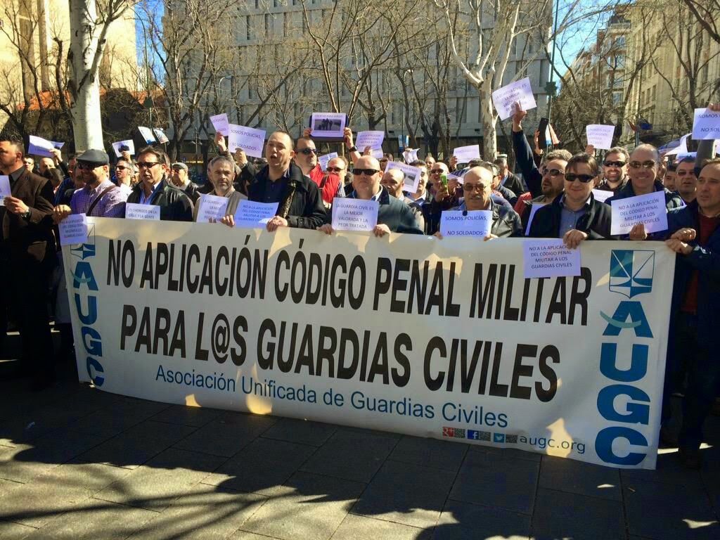 Un guardia civil representado por AUGC evita la prisión al ser absuelto por el Tribunal Militar