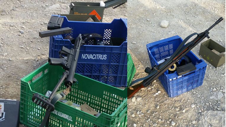 Graves incidentes en el campo de tiro durante un ejercicio de la Guardia Civil con armas de fuego