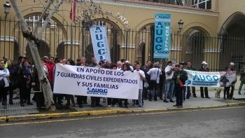AUGC se moviliza para apoyar a los siete compañeros expedientados de Badajoz