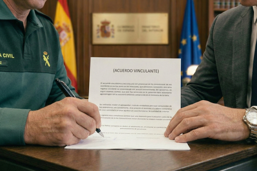 AUGC denuncia la indignación de guardias civiles por su exclusión en mejoras autonómicas y exige negociación real con Interior