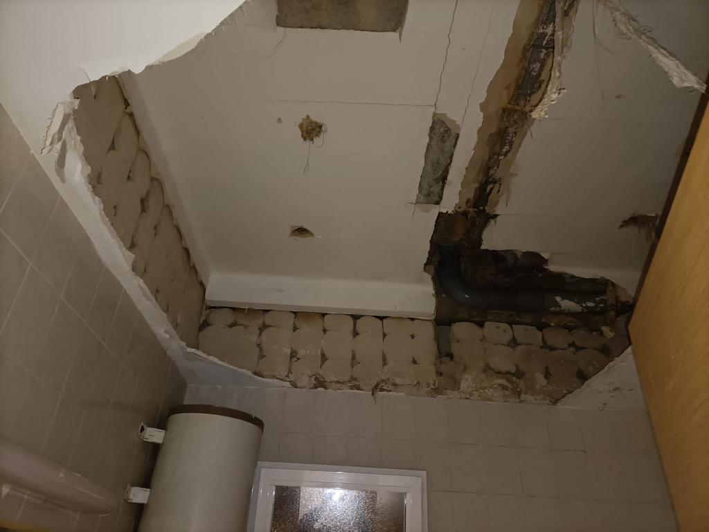 AUGC Baleares denuncia la insalubre situación de las instalaciones del Destacamento de Tráfico de Manacor que se ha visto afectado por aguas fecales