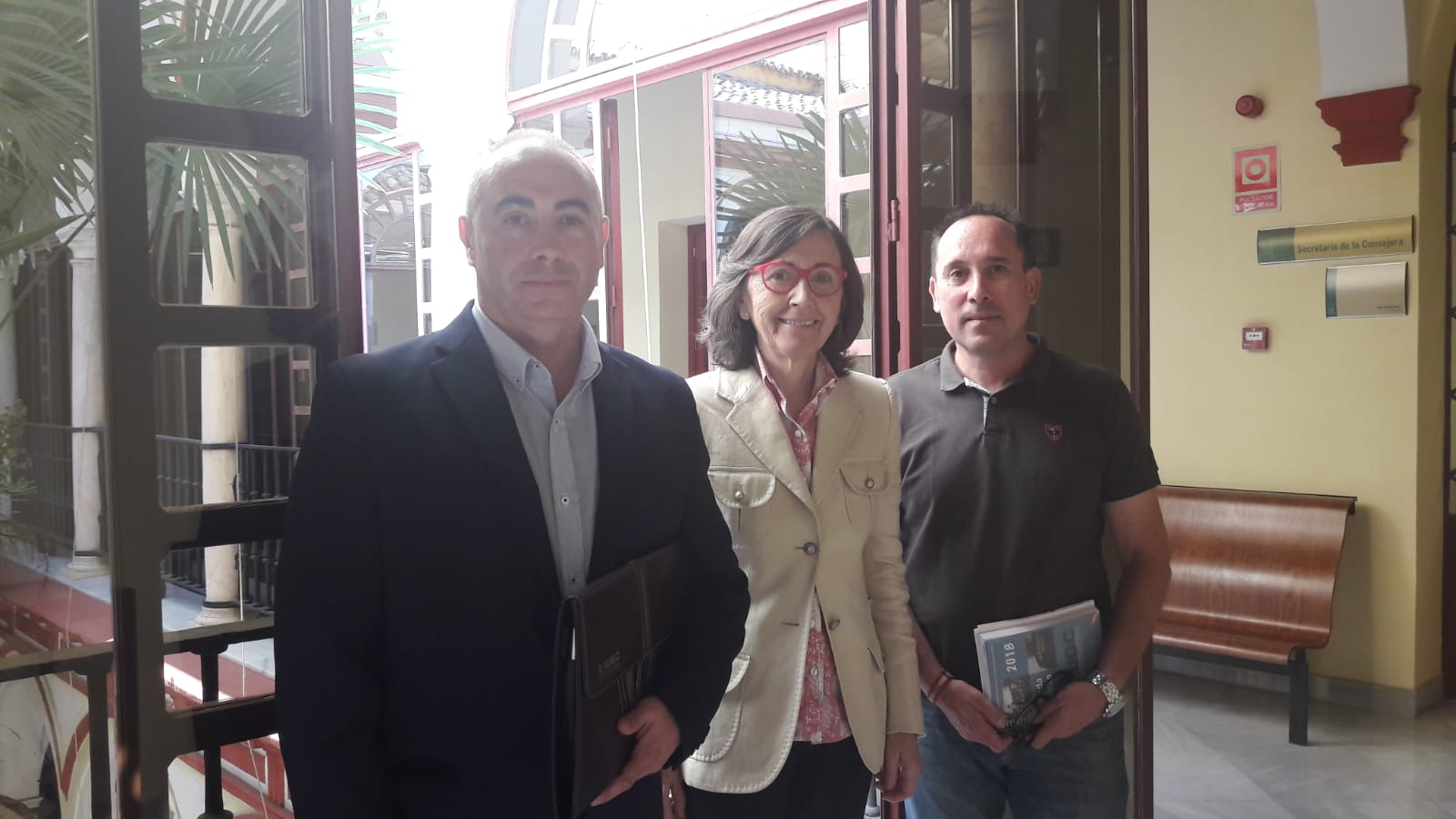 La Federación Andaluza de AUGC se reúne con la Consejera de Justicia e Interior de la Junta