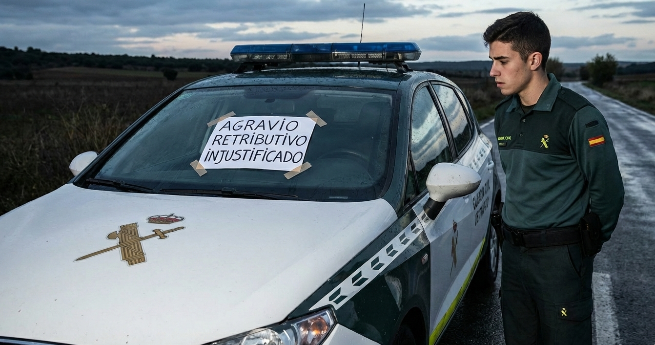 Agentes en prácticas dentro de la especialidad de tráfico trabajan sin percibir su productividad anual