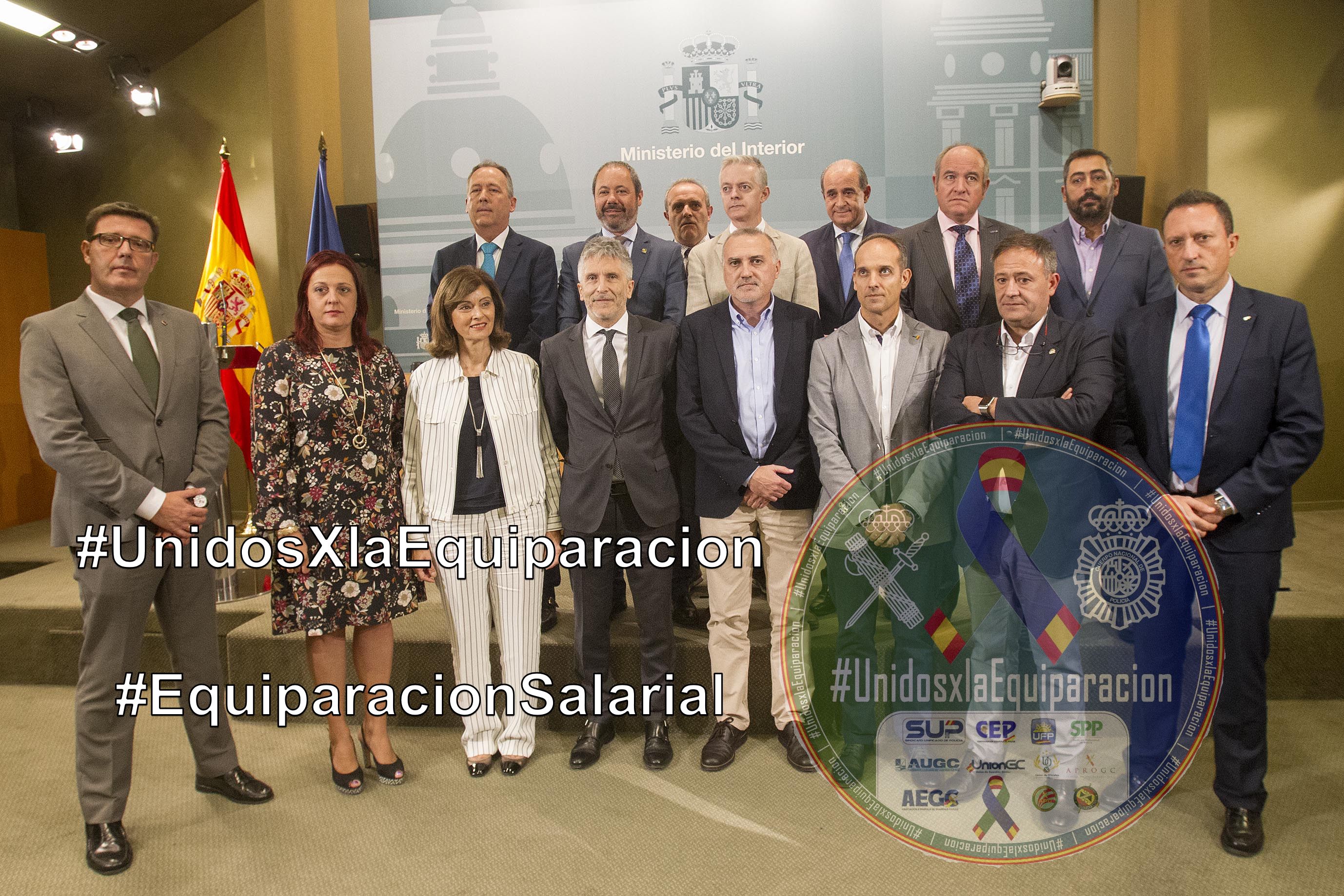 Reunión de la Comisión de Seguimiento de la Equiparación Salarial con el Ministro del Interior