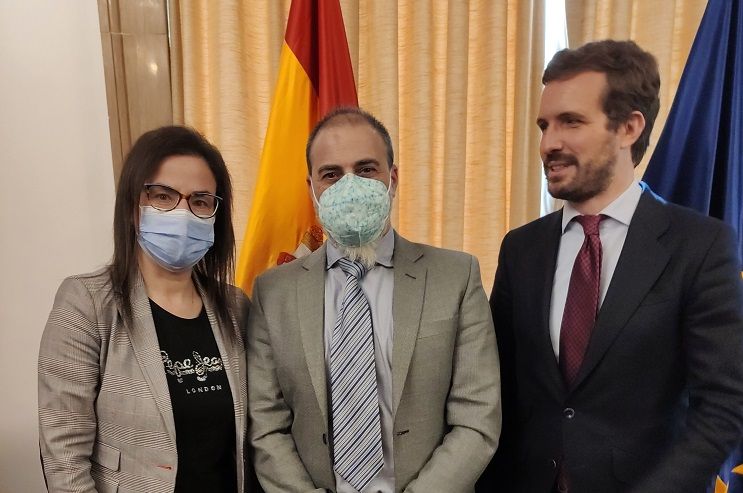 AUGC le traslada al líder del PP Pablo Casado su rechazo a la reforma de la Ley de Seguridad Ciudadana