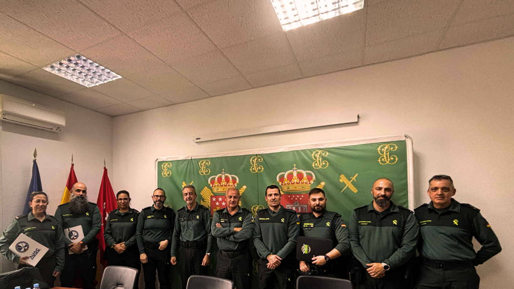 AUGC Madrid asiste a la segunda reunión semestral con el Coronel de UPROSE junto a las demás asociaciones representativas