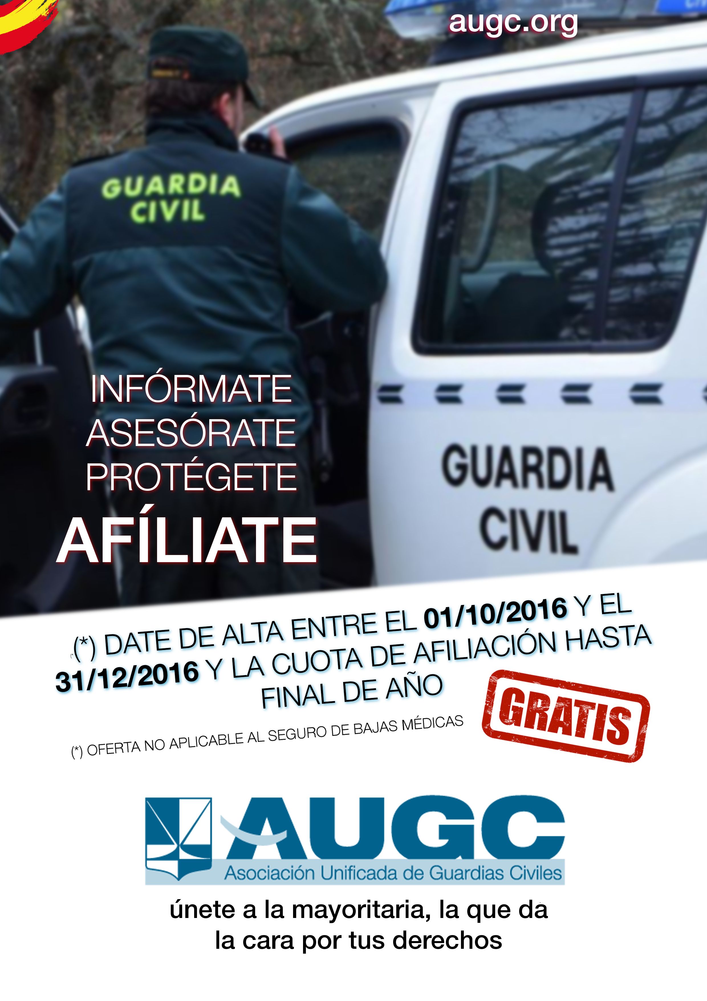 Campaña de afiliación a AUGC: cuota gratis para las nuevas altas hasta diciembre