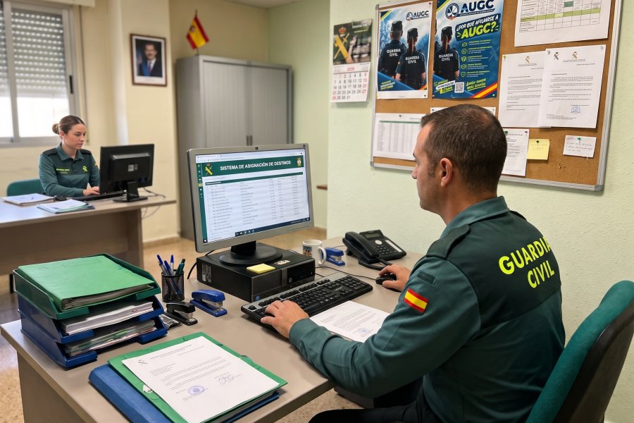 AUGC abre una encuesta para conocer qué debe pesar más en la carrera profesional de los guardias civiles