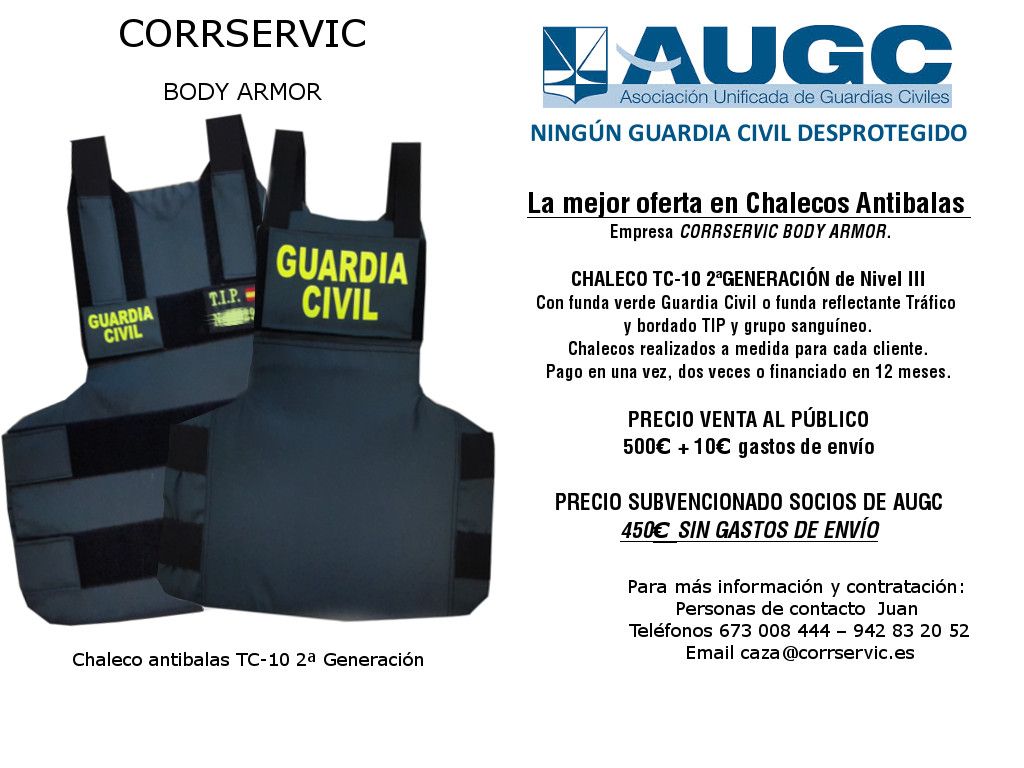 AUGC: un agente, un chaleco