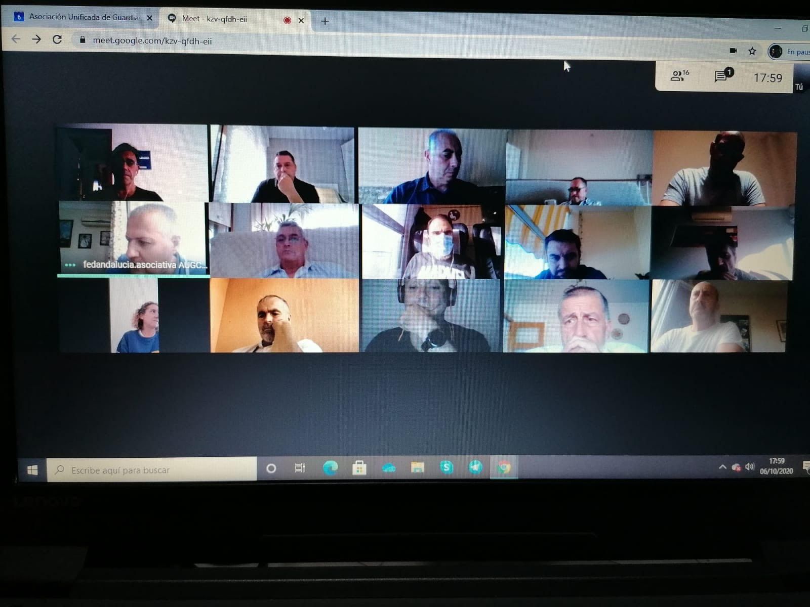 Renovación de cargos en la Federación de AUGC en Andalucía