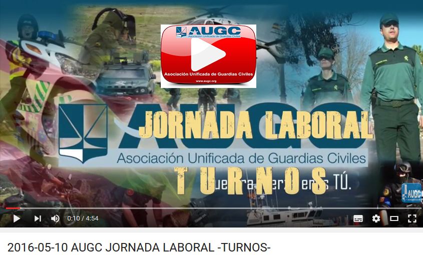 AUGC demuestra en un vídeo las diferencias entre los turnos de la Policía Nacional y la Guardia Civil