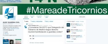 Ocho de cada diez usuarios de Twitter juzgan injusta la prohibición de la manifestación del 14N