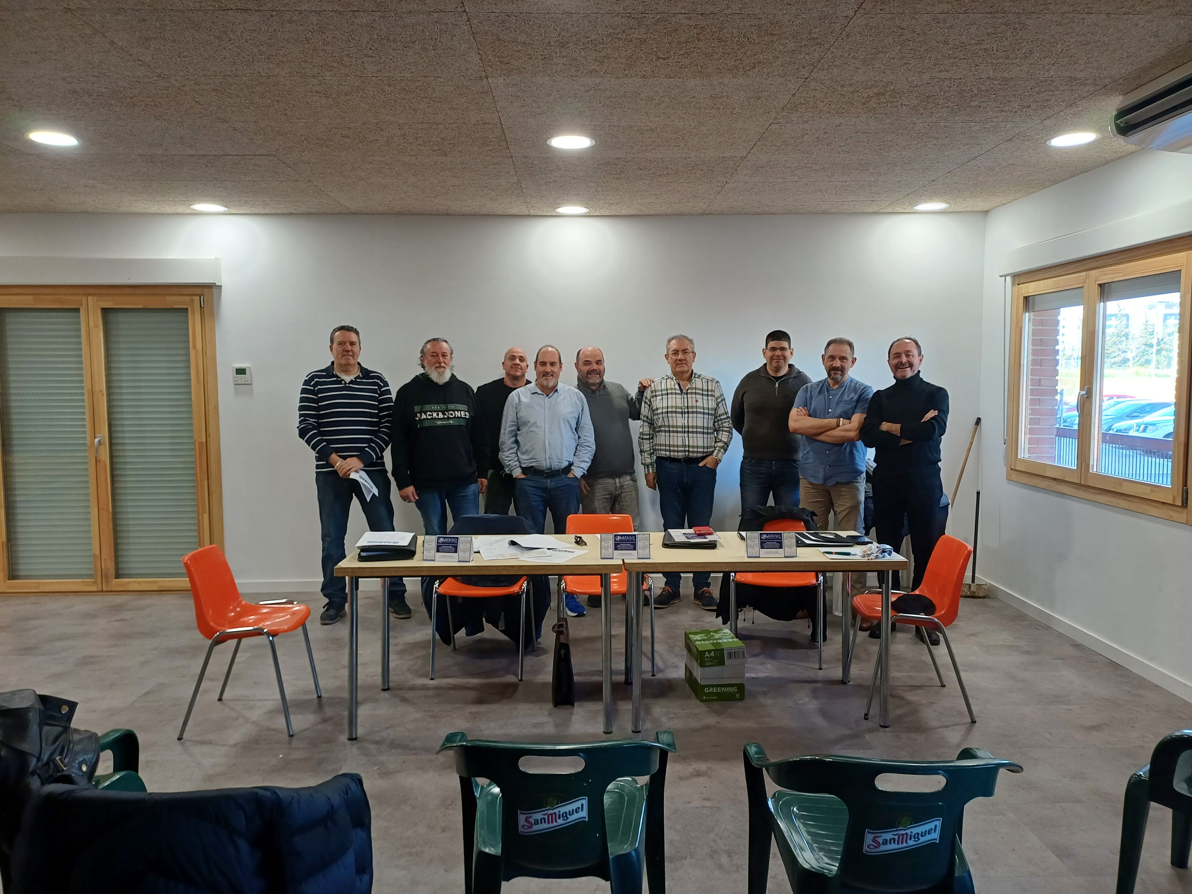 Reunión de vocales de unidad con la Junta Directiva Provincial de la Delegación de Navarra celebrada en Tafalla (Navarra)